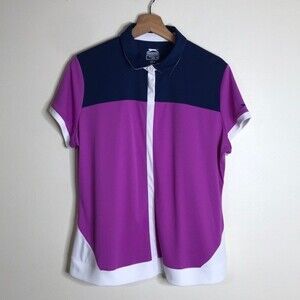 Slazenger ladies lightweight golf tennis polo shirt size XL